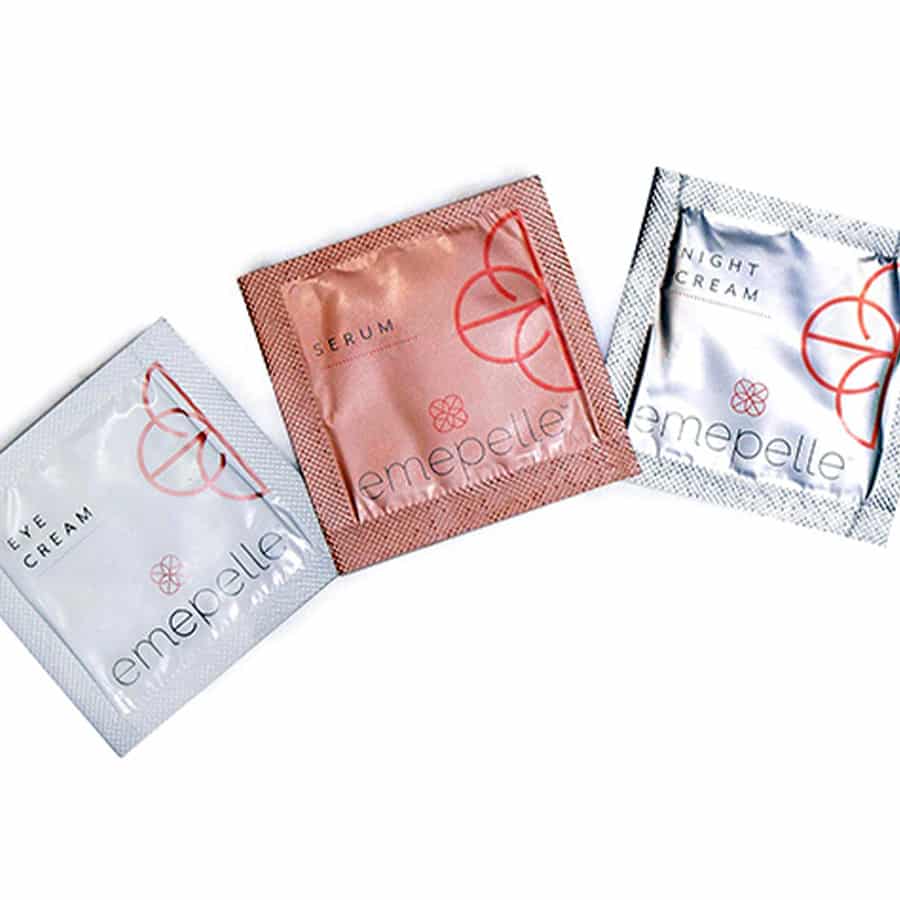 Flexible packaging solutions for sampling personal care products